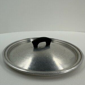 Wear-Ever Vintage Aluminum Pot Lid Replacement 10" Domed Cover Bakelite Handle